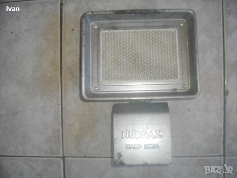 Газов Пропан-Бутан Керамичен Отоплител NURGAZ-185х145мм-С Редуцир Вентил Регулатор-50mbar-110 kg/h, снимка 1
