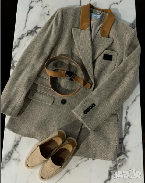 обувки от естествен велур loro piana, снимка 1