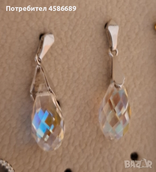 Обеци Swarowski, снимка 1