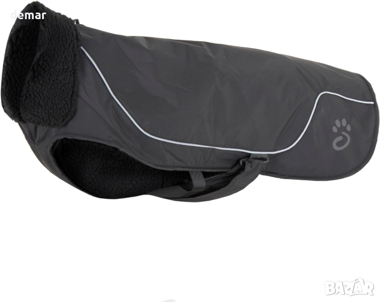 Дъждобран за кучета Mountain Paws, водоустойчив и ветроустойчив, подплатен с руно Cordura, размер М, снимка 1