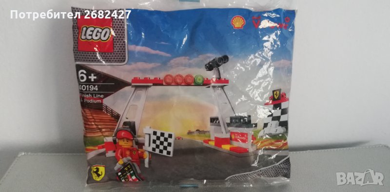 Lego 40194 Racers - Ferrari Финиш и подиум, снимка 1