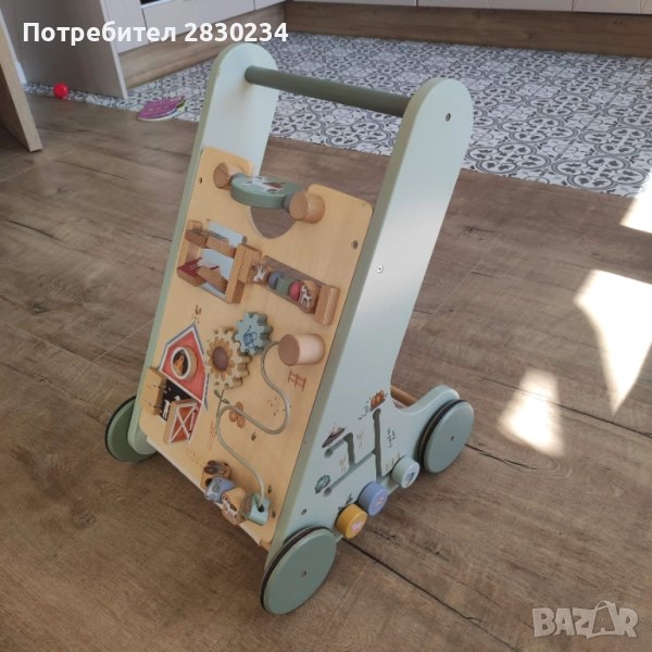 Дървена Проходилка с Активности Little Farm (Little Dutch), снимка 1
