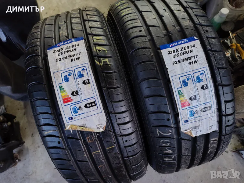 2бр.НОВИ ЛЕТНИ гуми FALKEN 225/45/17 91W DOT 0317, снимка 1