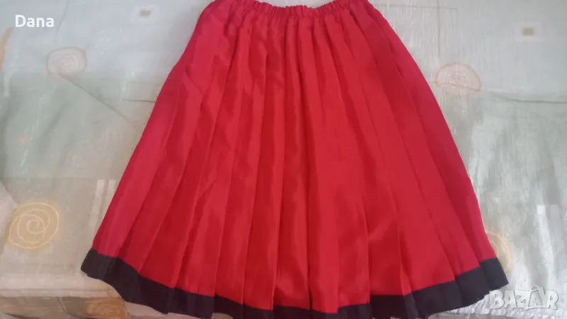 Копринена плисирана пола , снимка 1