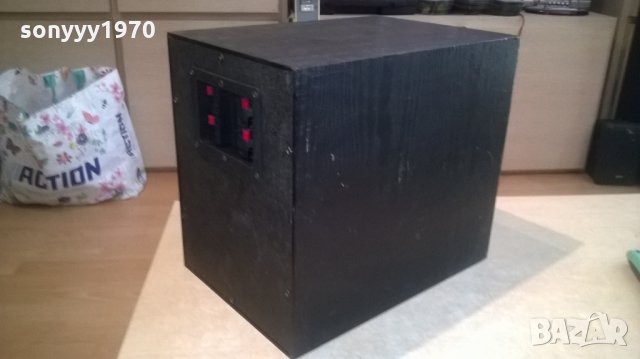 пасивен събуфер два канала-36х32х25см-внос франция, снимка 2 - Тонколони - 26237770