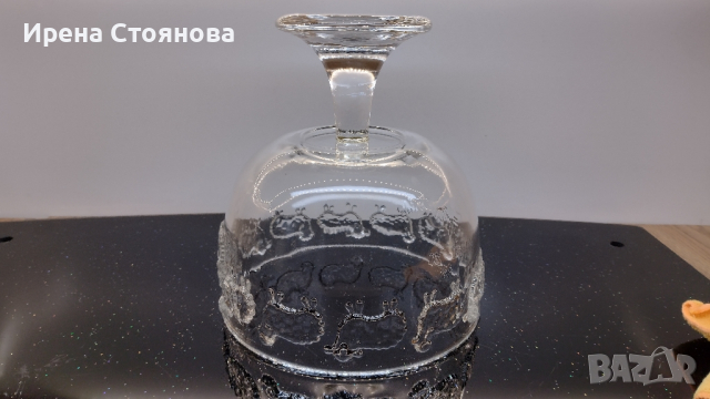 Кристална фруктиера Leonardo, релефен борд с агънца. 3400 мл, снимка 5 - Аксесоари за кухня - 44878965