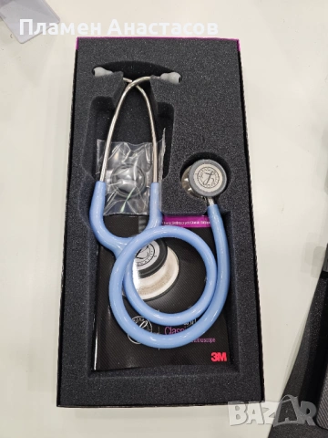 Стетоскоп Littmann Classic III – модел 5630 (Ceil Blue), професионален двустранен, снимка 8 - Уреди за диагностика - 53261008