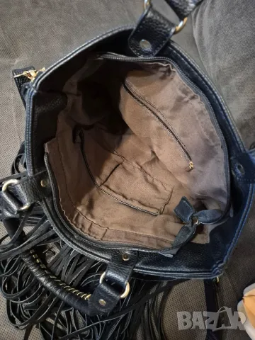 дамска чанта с ресни, снимка 4 - Чанти - 48356086