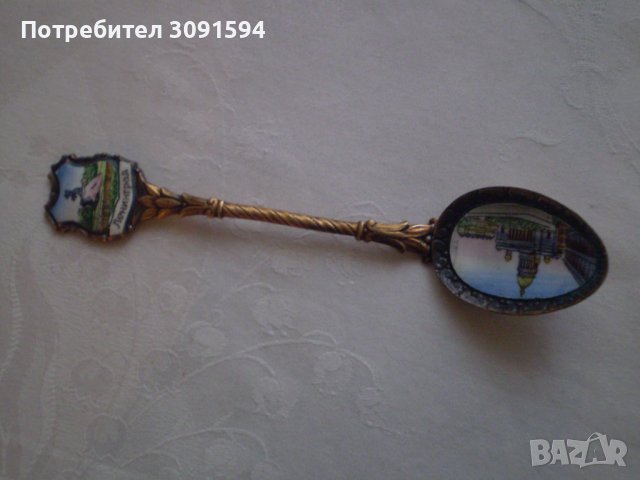 Ретро Две Лъжички за чай Емайл Ленинград, снимка 8 - Други ценни предмети - 38992890