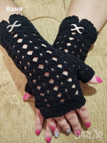 Памучни дамски ръкавици, снимка 4 - Ръкавици - 43102794