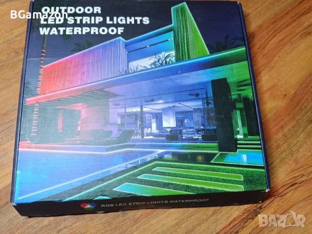 AILBTON 200 фута външни LED ленти, водоустойчиви, IP68 външни LED ленти, водоустойчиви с Bluetooth.., снимка 10 - Лед осветление - 50575463