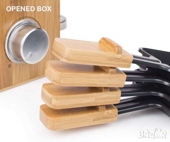 Скара Princess 01.162910.02.001 Raclette Pure 8-UK, бамбук, 1200 W, бамбук и черно, снимка 8 - Скари - 38066633