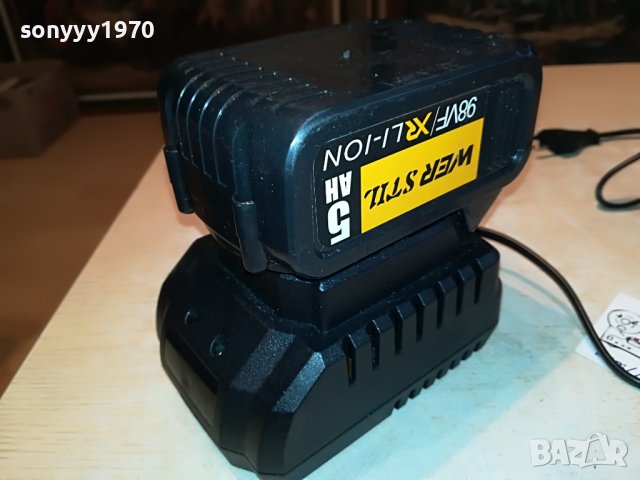 WER STIL LI-ION CHARGER+BATTERY PACK 2701231233, снимка 9 - Винтоверти - 39453448