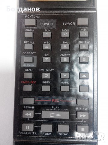 AIWA RC-T97N ON SCREEN DISPLAY REMOTE CONTROLLER MADE IN JAPAN ЧИСТО НОВО ДИСТАНЦИОННО с ДИСПЛЕЙ, снимка 8 - Дистанционни - 35334619