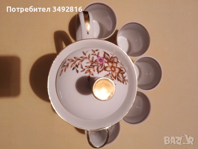 Руски сервиз за чай, снимка 2 - Сервизи - 52509935