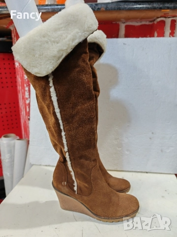 Топли велурени ботуши Belmondo, снимка 3 - Дамски ботуши - 52243708