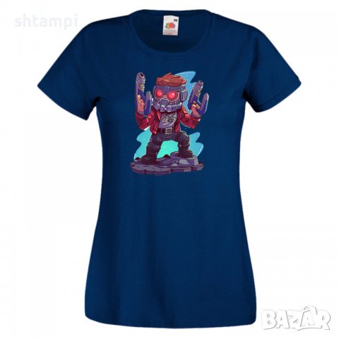 Дамска тениска Marvel Star Lord Игра,Изненада,Подарък,Геймър,, снимка 6 - Тениски - 36785950