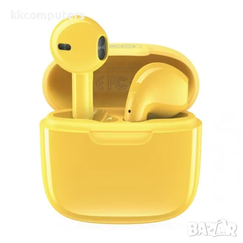 Слушалки Bluetooth безжични XO X23, Жълти