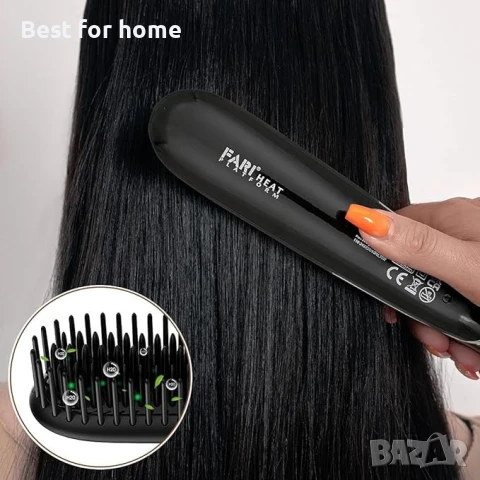 Мини четка за изправяне на коса ZLPMARY, снимка 2 - Преси за коса - 51041757