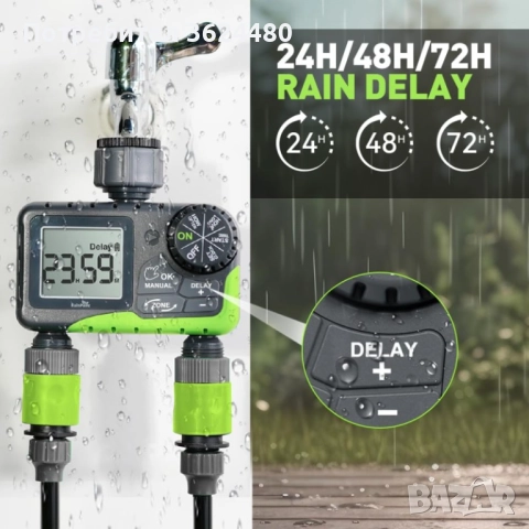 Таймер с Лесен за Четене LCD Дисплей 4490, снимка 6 - Напояване - 52773948