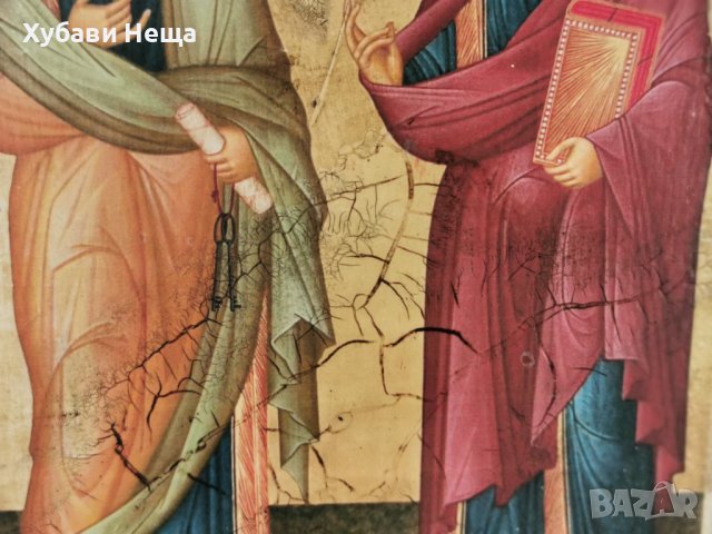 Икона Св.Св. Петър и Павел  НАЛИЧНА, снимка 5 - Икони - 37215739