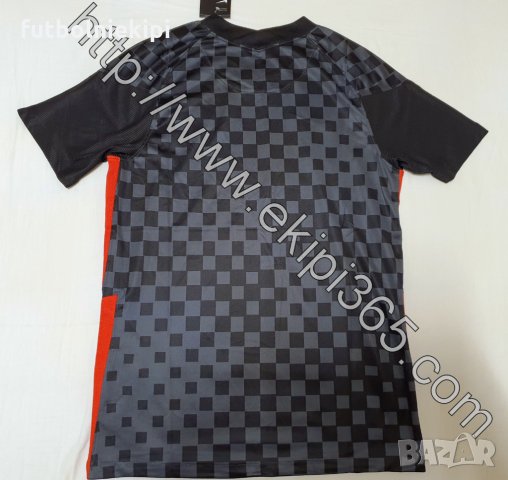 Коледна Промоция - Хърватска гостуващ черна тениска EURO2020, снимка 3 - Тениски - 33198996