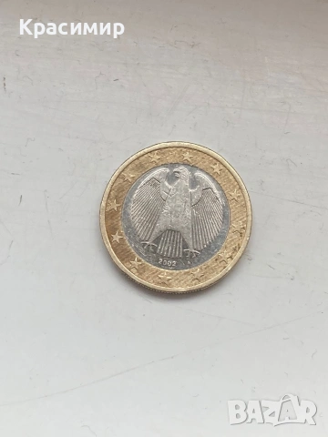 1 Евро рядка със символ (А), снимка 2 - Нумизматика и бонистика - 53498236