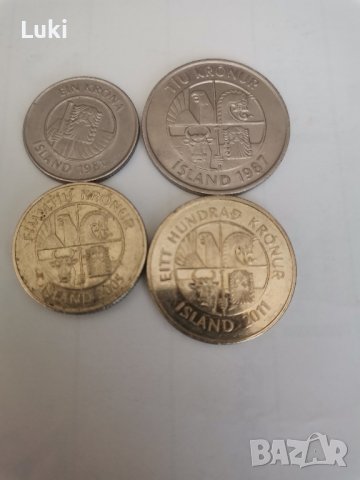 монети Исландия , снимка 2 - Нумизматика и бонистика - 43167955