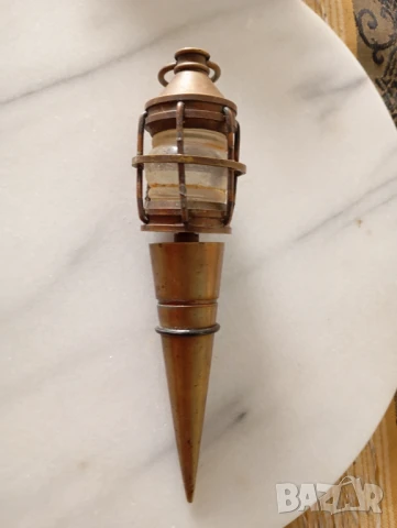 Луксозна метална запушалка,тапа