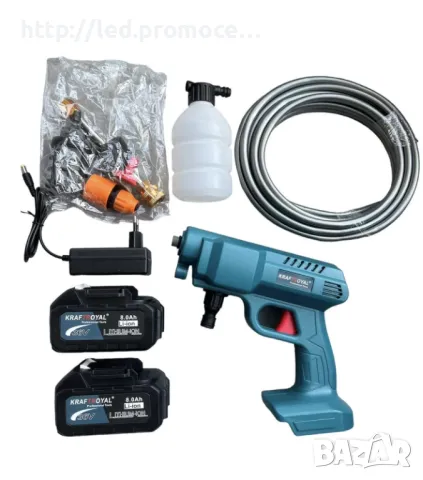 Акумулаторна водоструйка Kraft Royal 36v с 2 батерии 8Ah., снимка 3 - Селскостопанска техника - 49021722