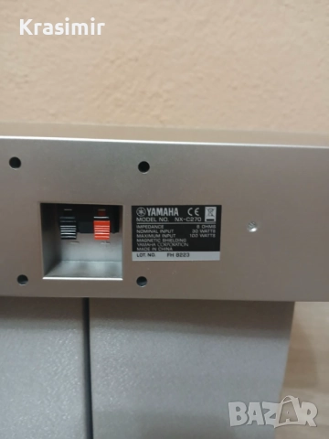 Yamaha NX-E270 – комплект 5 колони (4 сателита + 1 център), снимка 5 - Тонколони - 52016029