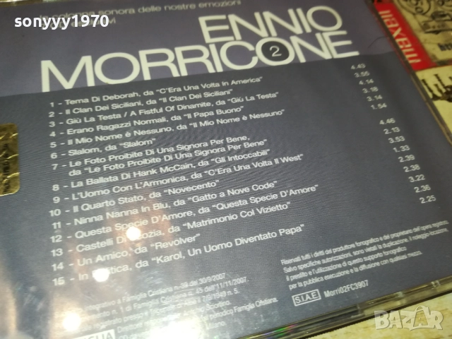 ENNIO MORRICONE X2 CD 2109251259, снимка 15 - CD дискове - 51785400