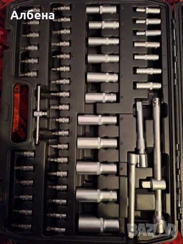 Куфар с инструменти Гедоре 172 части с 3 броя тресчотки, снимка 3 - Аксесоари и консумативи - 53479693