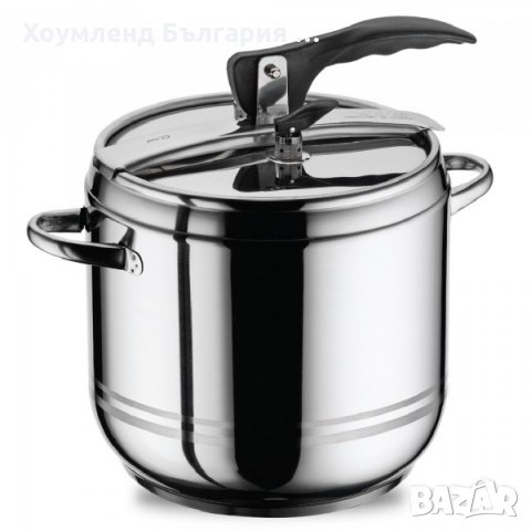 ТЕНДЖЕРА ПОД НАЛЯГАНЕ 7 ИЛИ 9Л - ИНОКС АВТОКЛАВНА ТЕНЖЕРА, снимка 2 - Съдове за готвене - 26791322