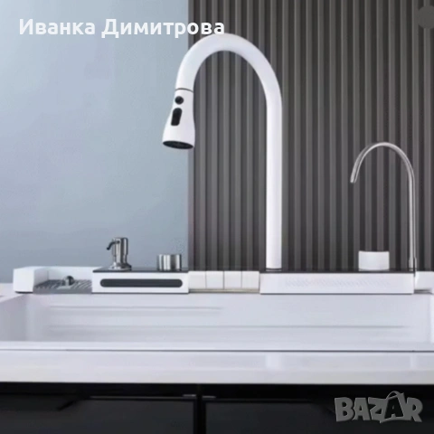 Умна кухненска мивка с изтеглящ се кран – за модерна кухня