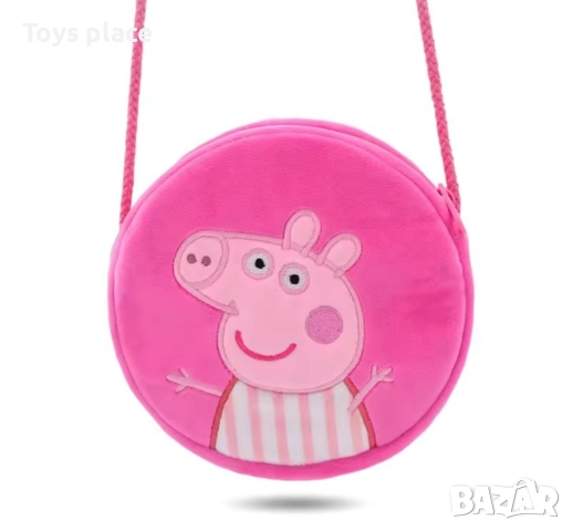 Плюшена чанта Пепа Пиг Peppa pig чанта