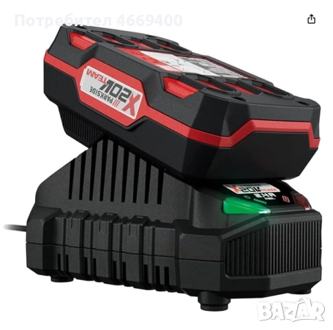 Нов комплект батерия и зарядно Парксайд