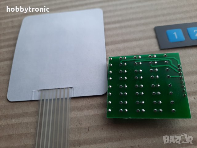 Клавиатура 4×4, 4×1 за Arduino и хоби проекти, снимка 3 - Друга електроника - 32593025