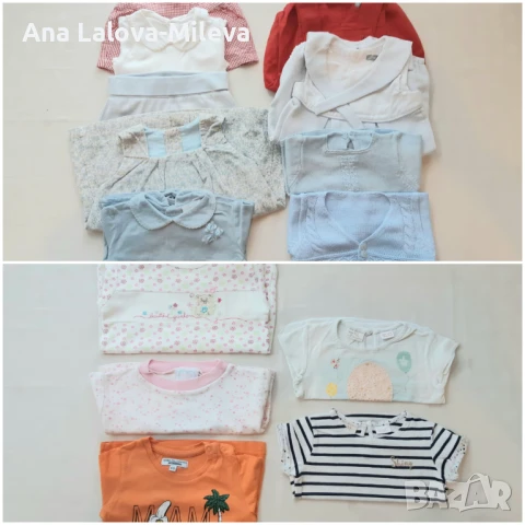 ЛОТ-ове висококачествени бебешки дрехи размер 74