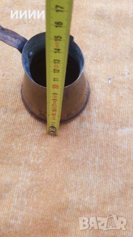 Бакърено джезве 2, снимка 3 - Антикварни и старинни предмети - 52131203