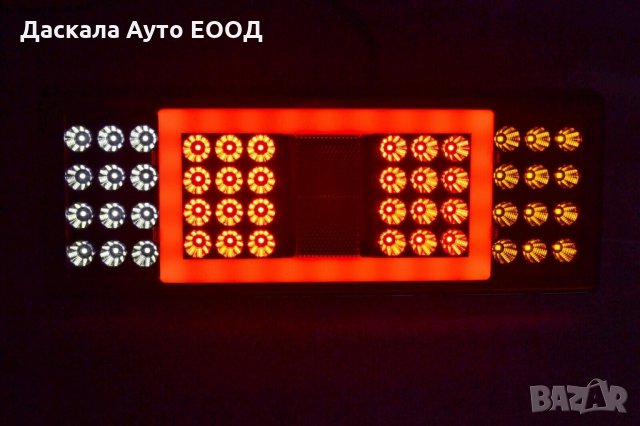 1 бр. ЛЕД LED НЕОН задни стопове с 72 SMD диода за камион 24V , снимка 5 - Аксесоари и консумативи - 35528487