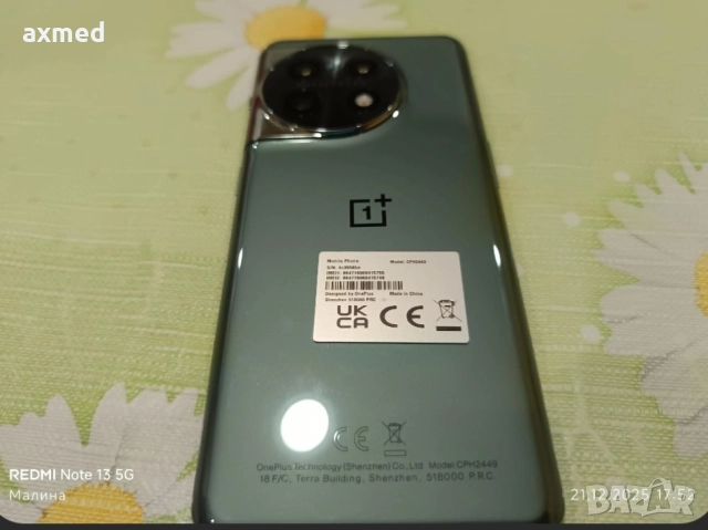 OnePlus 11, 256GB, 16GB RAM, 5G, Eternal Green ., снимка 2 - Samsung - 52850190