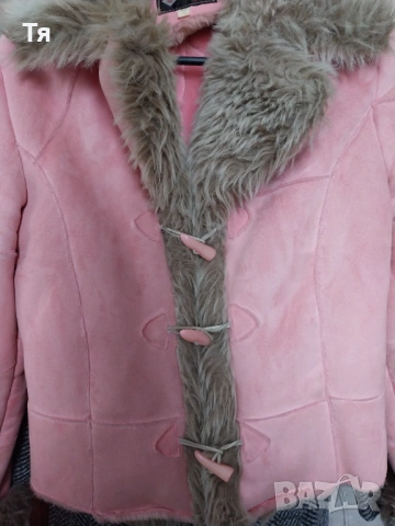 Дамско розово палто, снимка 2 - Палта, манта - 53520417