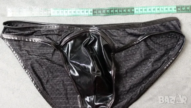 XL нов мъжки слип с лачена платка отпред, снимка 7 - Бельо - 50305576