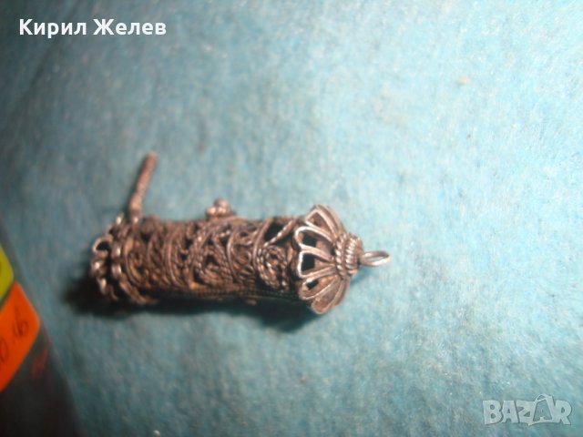 СТАРИННА СРЕБЪРНА ВИСУЛКА ФИЛИГРАННО ВИСОКОПРОБНО СРЕБРО НЕВЕРОЯТНА МАЙСТОРСКА РЪЧНА ИЗРАБОТКА 25213, снимка 11 - Антикварни и старинни предмети - 34854543