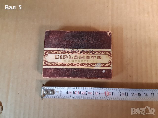 Кутия от цигари ДИПЛОМАТ - България, снимка 2 - Колекции - 43329033