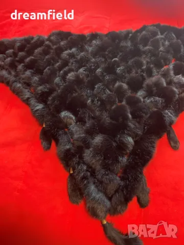 Наметка от естествен косъм, снимка 2 - Шалове - 50317055