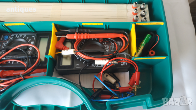 Лабораторен електрически комплект + два мултиметъра и кутия, снимка 6 - Други инструменти - 36572246