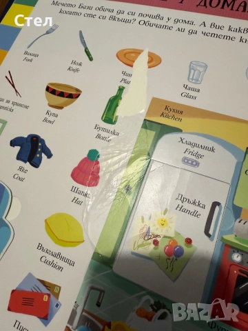 Мечето Бизи голяма книга с първи думи, снимка 2 - Детски книжки - 52506853