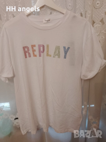 Replay дамска тениска нова с камъни 